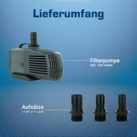 Salzwasserpumpe 4000 l/h – starke 230 V Pumpe für
